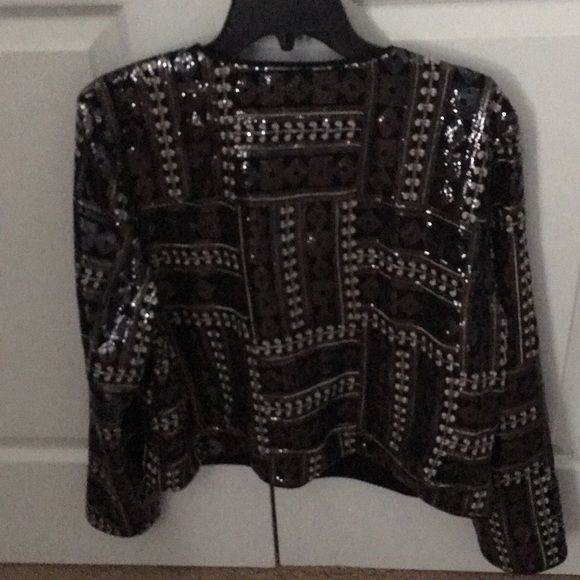 Bob Mackie short evening jacket. Size 16 - Picture 3 of 3